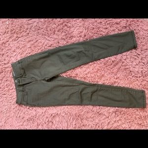 Military Green High Rose Jegging